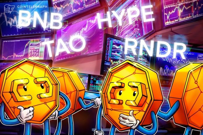 bitcoin-prepares-for-launch-from-$85k,-bnb,-hype,-tao-and-rndr-could-follow bitcoin-prepares-for-launch-from-$85k,-bnb,-hype,-tao-and-rndr-could-follow